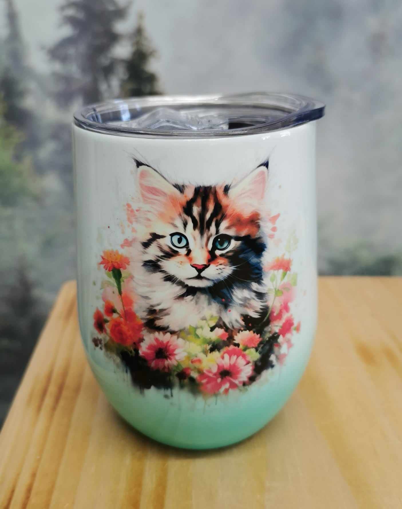 Verre à vin isotherme - Cat lover - 12 Oz.
